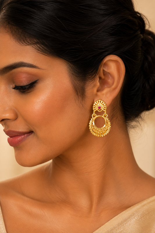 Surya Kiran Filigree Chandbalis