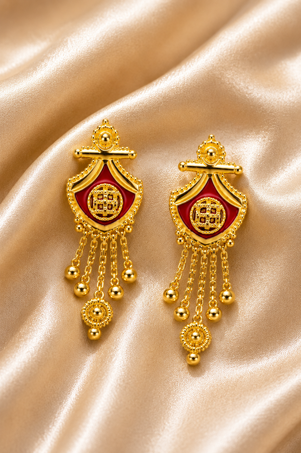 Divya Crimson Waterfall Drops