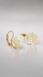 Rose Bloom Pearl Earrings