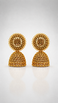 Royal Heritage Dome Jhumka Earrings