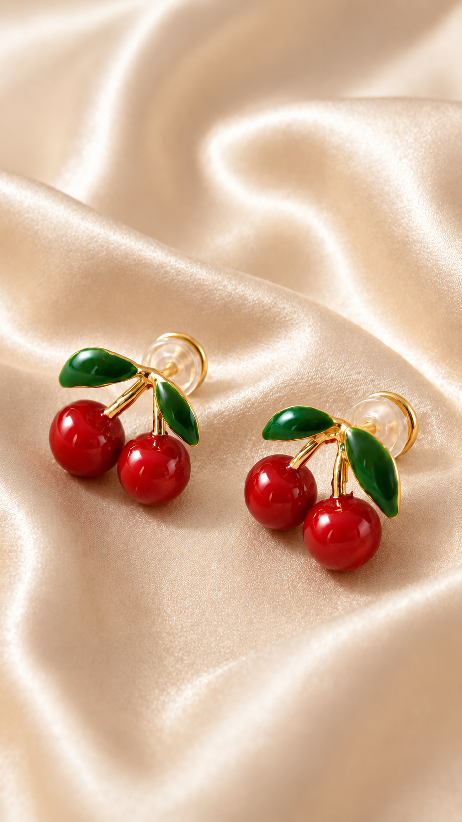 Cherry Stud Earrings