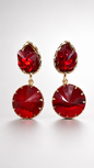 Ruby Radiance Crystal Drop