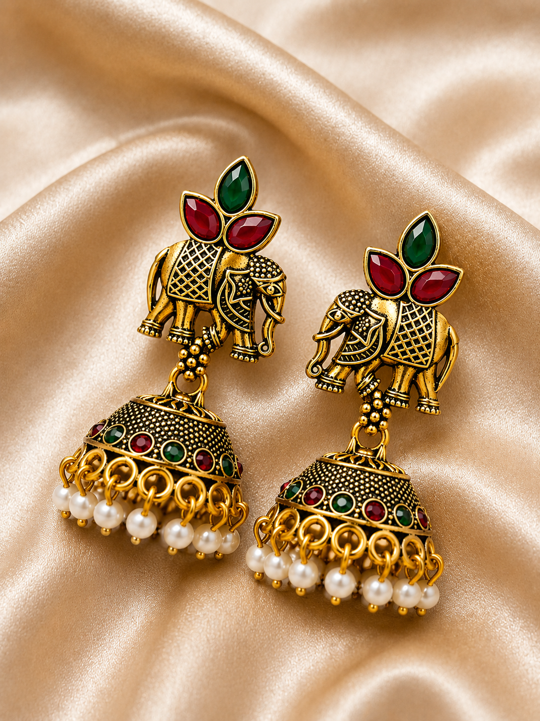 Gajraaj Heritage Jhumkas