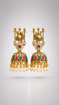 Mayura Heritage Pearl Jhumkas