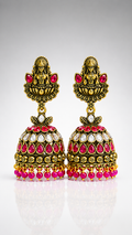 Lakshmi Lotus Bloom Jhumkas