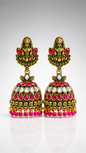 Lakshmi Lotus Bloom Jhumkas