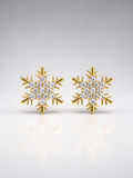 Aurelia Snowflake Studs