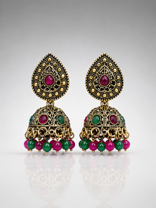 Ratna Teardrop Jhumka