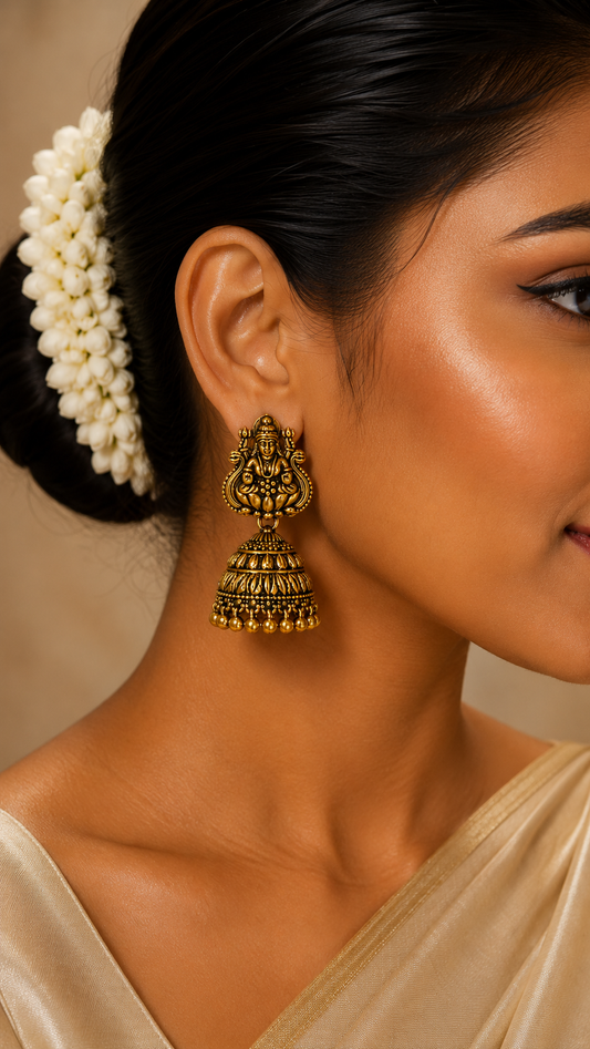 Divya Temple Deity Jhumkas