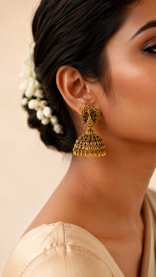 Mayura Heritage Jhumka