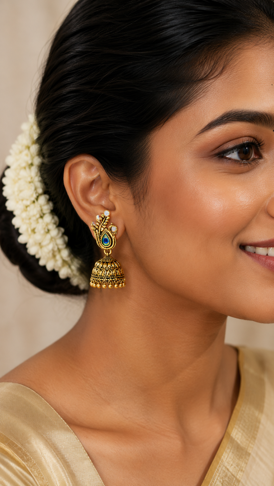 Mayura Peacock Jhumka