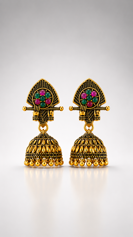 Amara Blossom Harmony Jhumkas