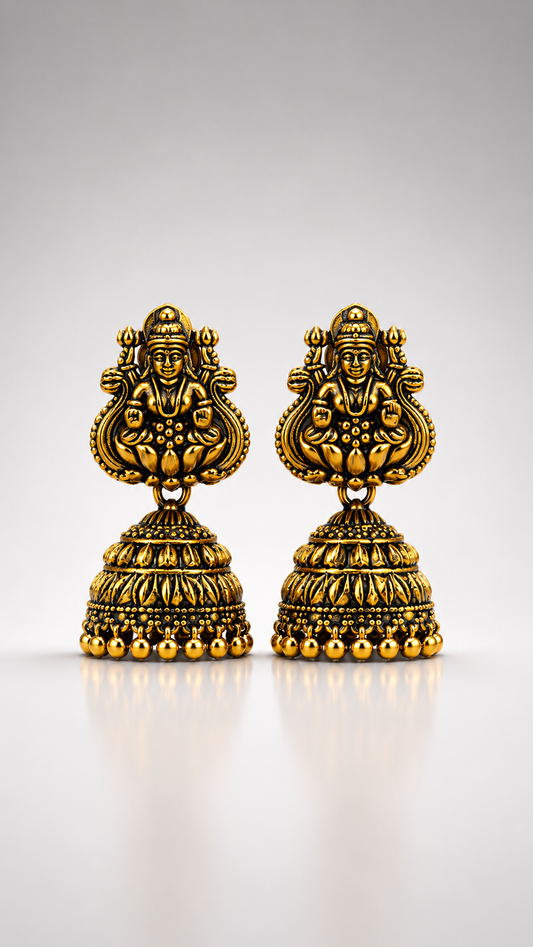 Divya Temple Deity Jhumkas