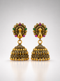 Mayura Emerald Majesty Jhumkas