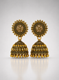 Kanaka Floral Radiance Jhumkas