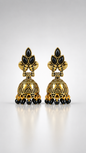 Shyama Noir Majesty Jhumkas