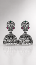 Lakshmi Heritage Oxidised Jhumka
