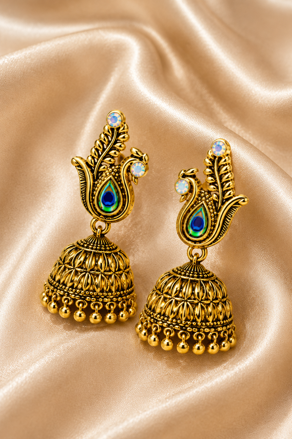 Mayura Peacock Jhumka