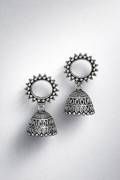 Ziva Sun Halo Jhumka Earrings