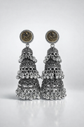 Rajsi Tiered Temple Jhumka Earrings