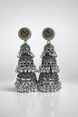 Rajsi Tiered Temple Jhumka Earrings