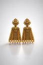 Sri Mahalakshmi Classic Temple Jhumkas