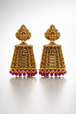 Sri Mahalakshmi Antique Temple Jhumkas