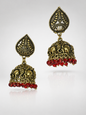 Gajra Elephant Heritage Jhumka Earrings