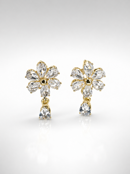 Celeste Bloom Crystal Earrings