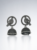 Aarna Bird Motif Jhumka Earrings