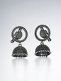 Aarna Bird Motif Jhumka Earrings
