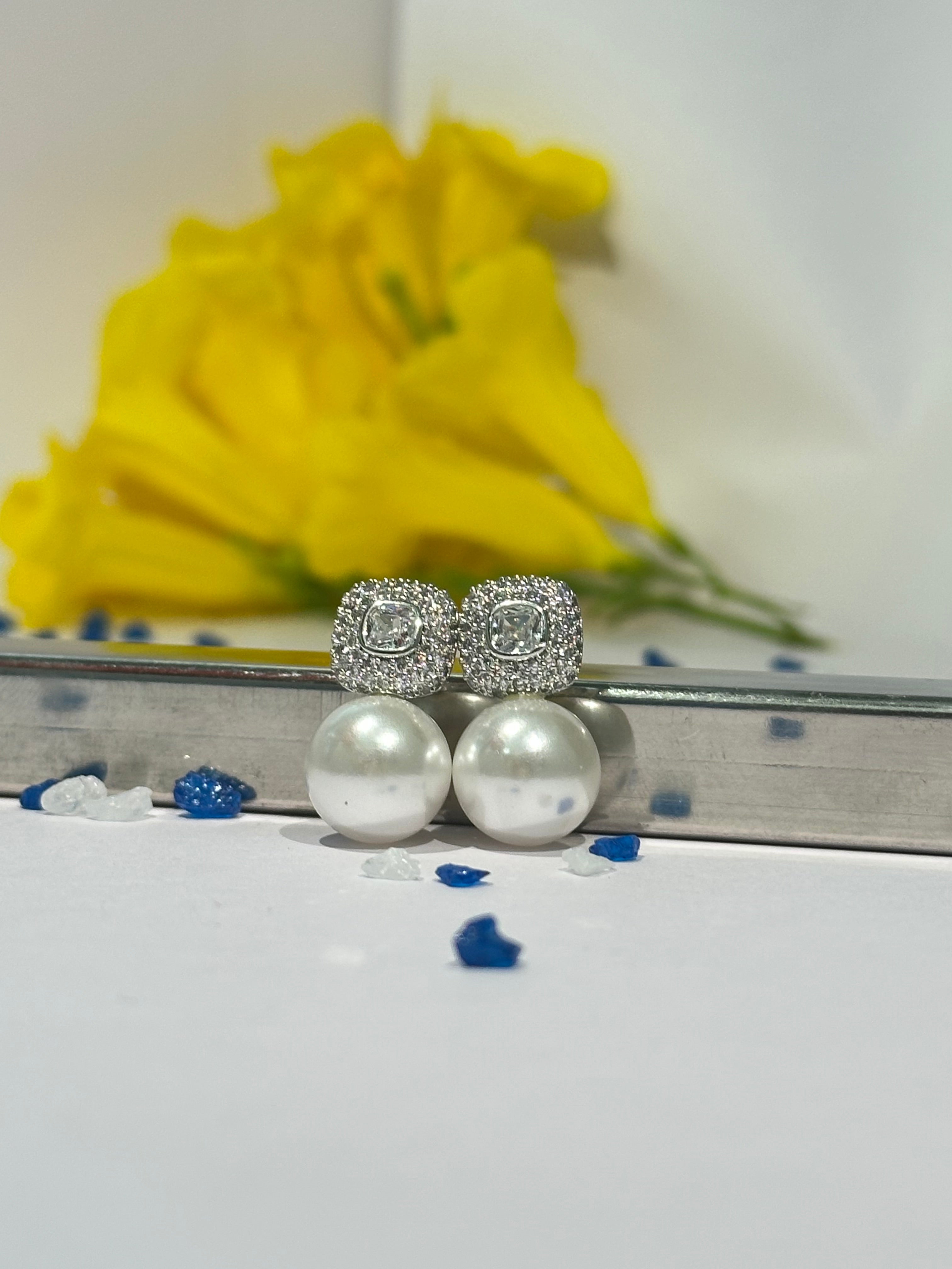 Elegant Pearl Shine Studs
