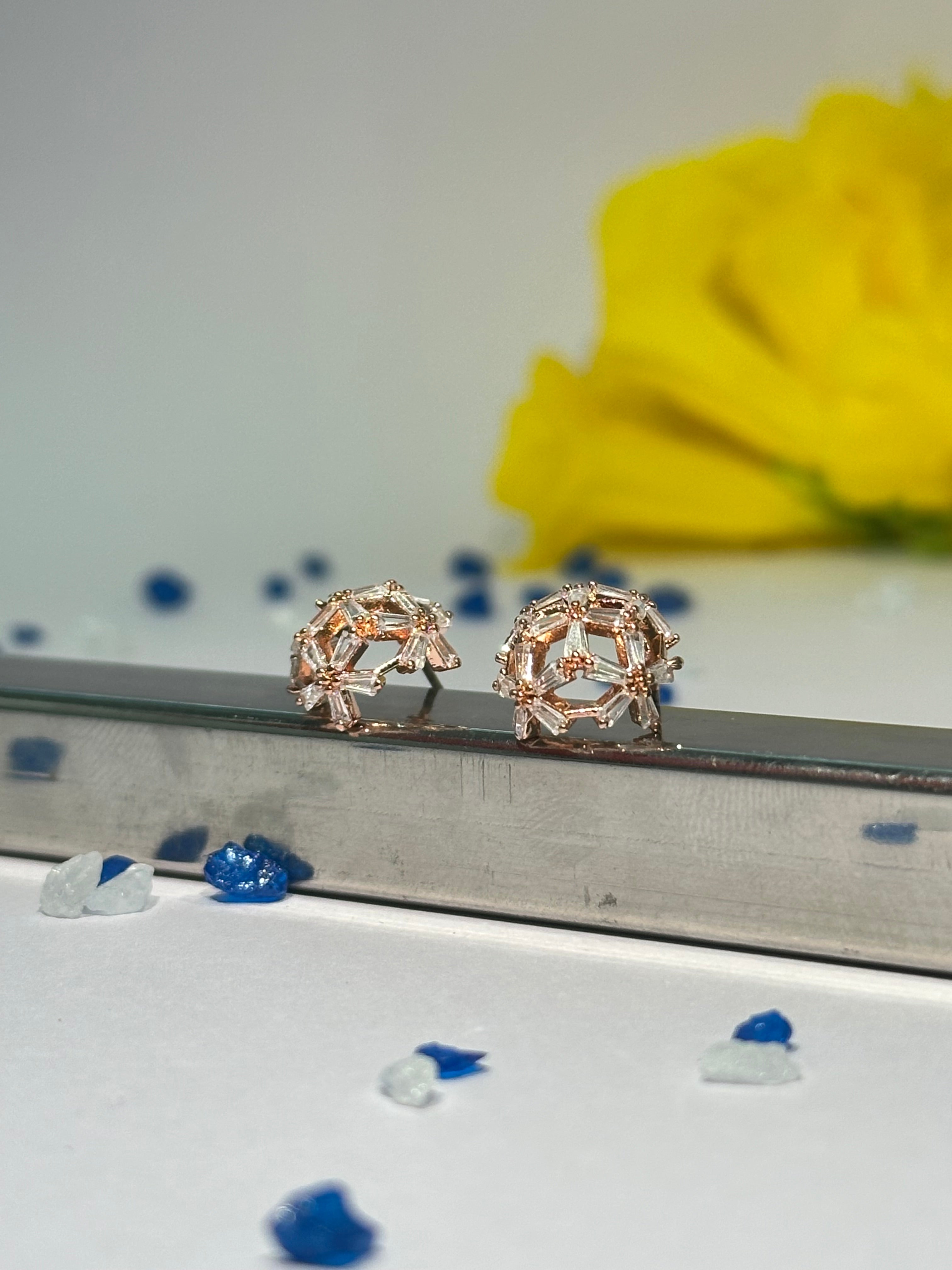 Crystal Dome Luxe Studs