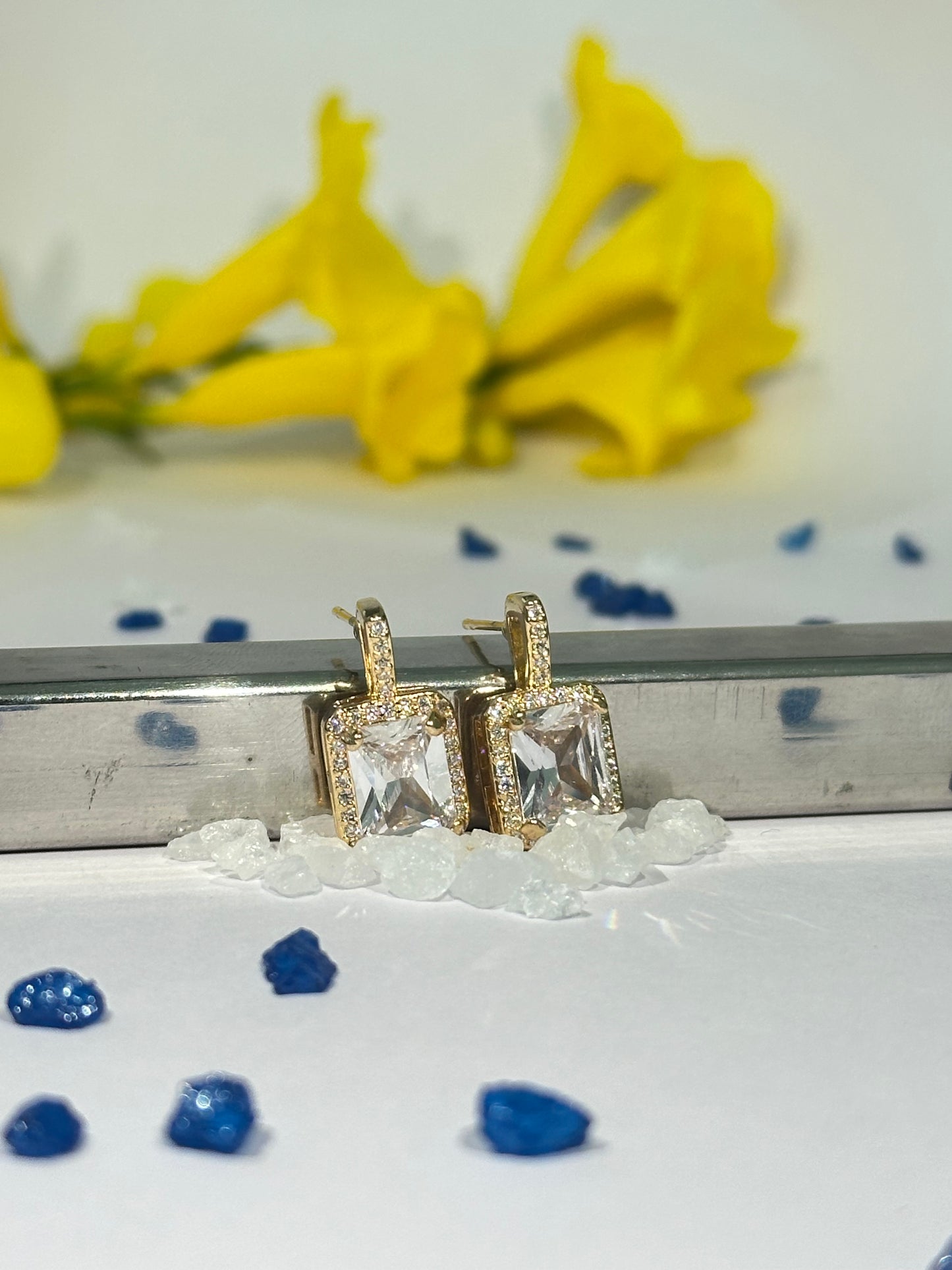 Royal Square Crystal Drops