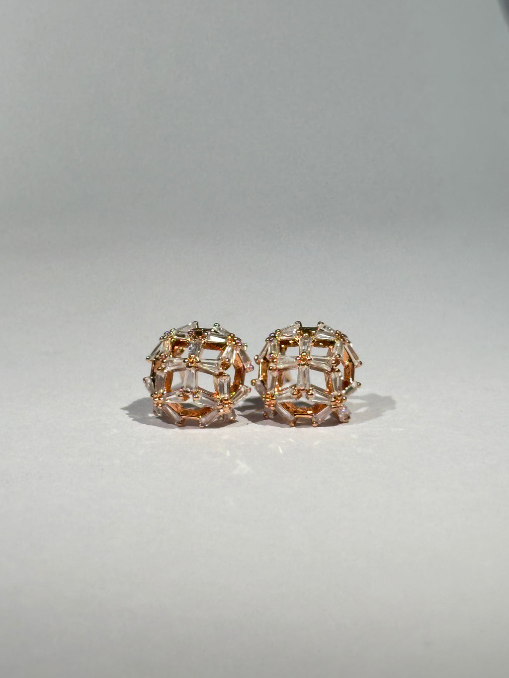 Crystal Dome Luxe Studs