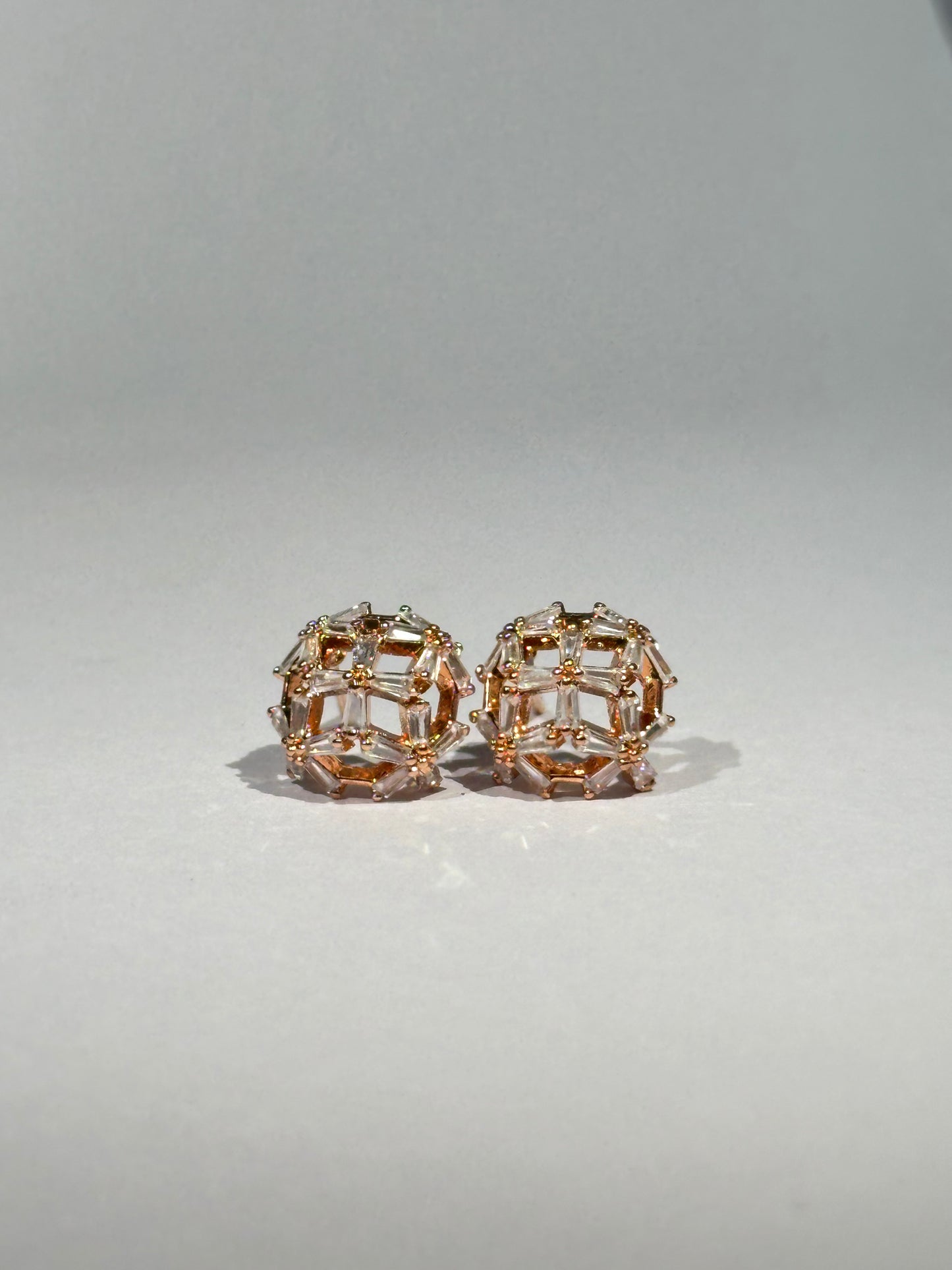 Crystal Dome Luxe Studs