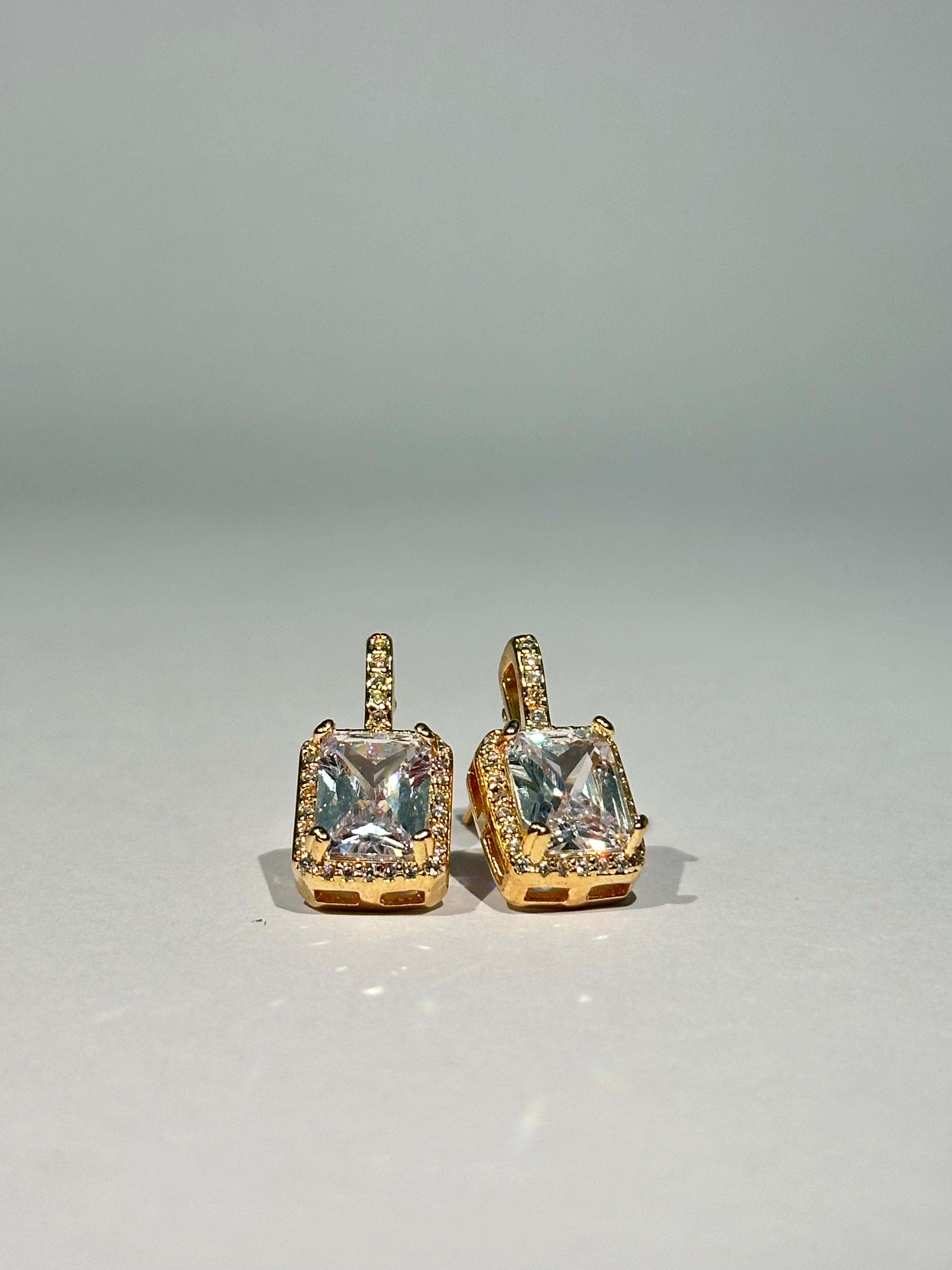 Royal Square Crystal Drops