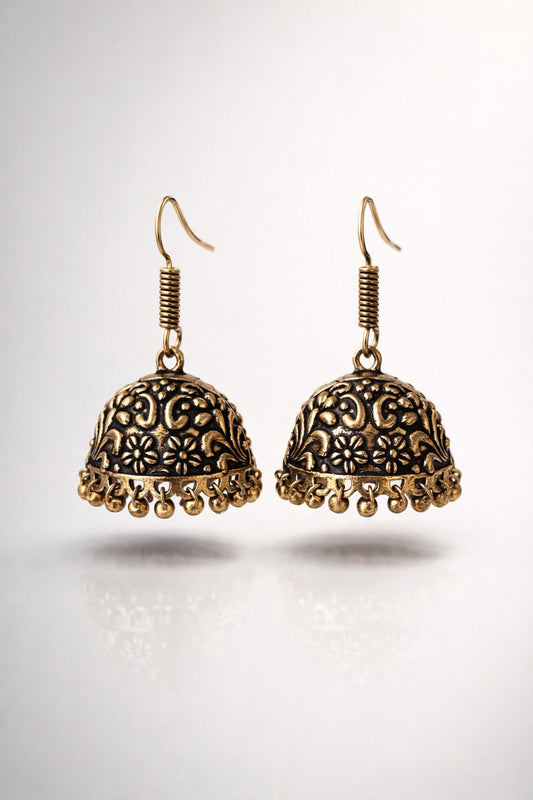 Noor Antique Jhumkas
