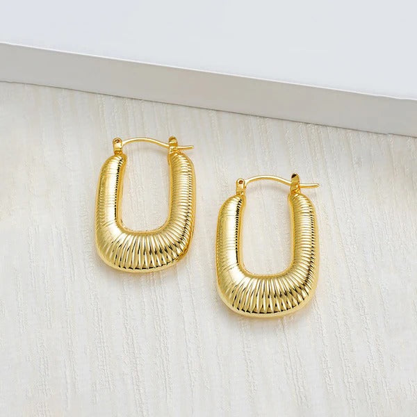 Radiant Sunburst Hoop Earrings