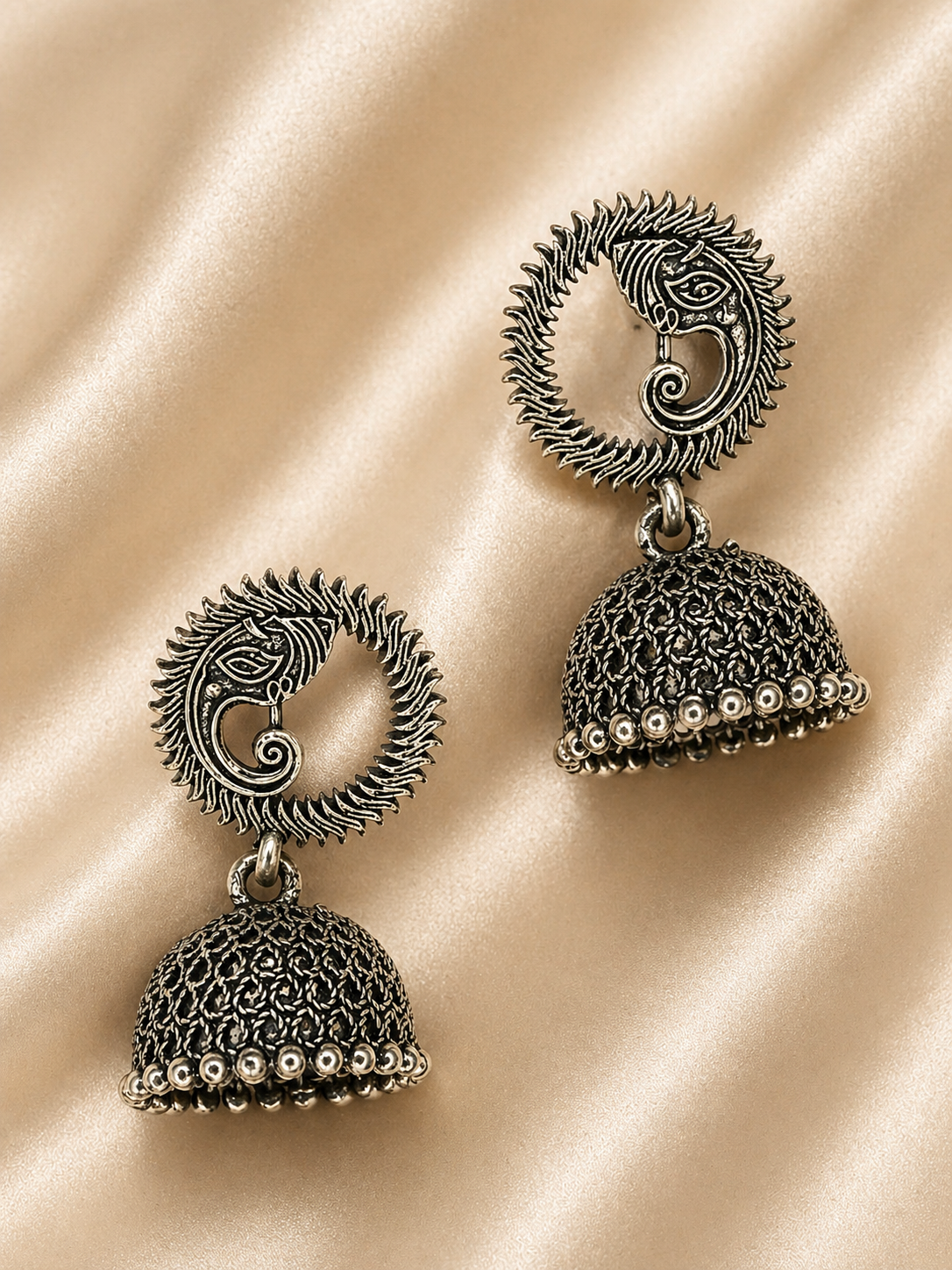 Viraasat Paisley Jhumka Earrings