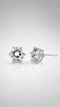 Classic Solitaire Stud Earrings