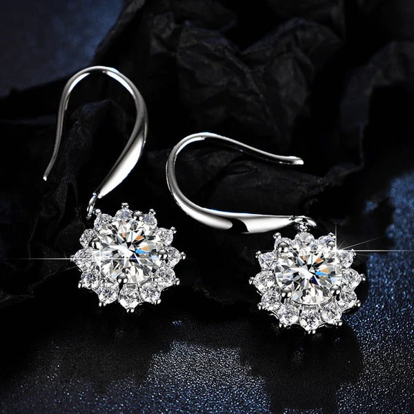 Celestial Halo Drop Earrings