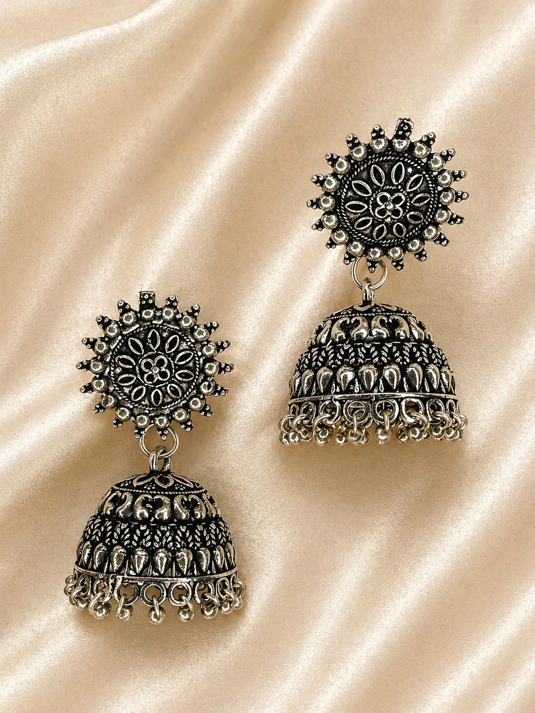 Surya Bloom Jhumka Earrings