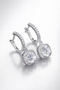 Halo Drop Huggie Earrings