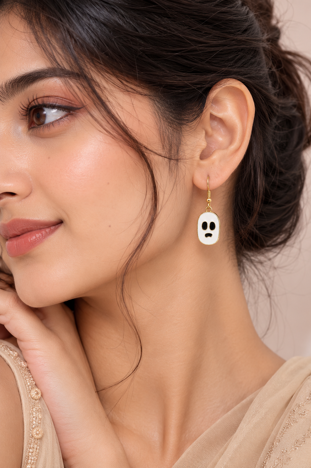 Mood Face Drop Earrings