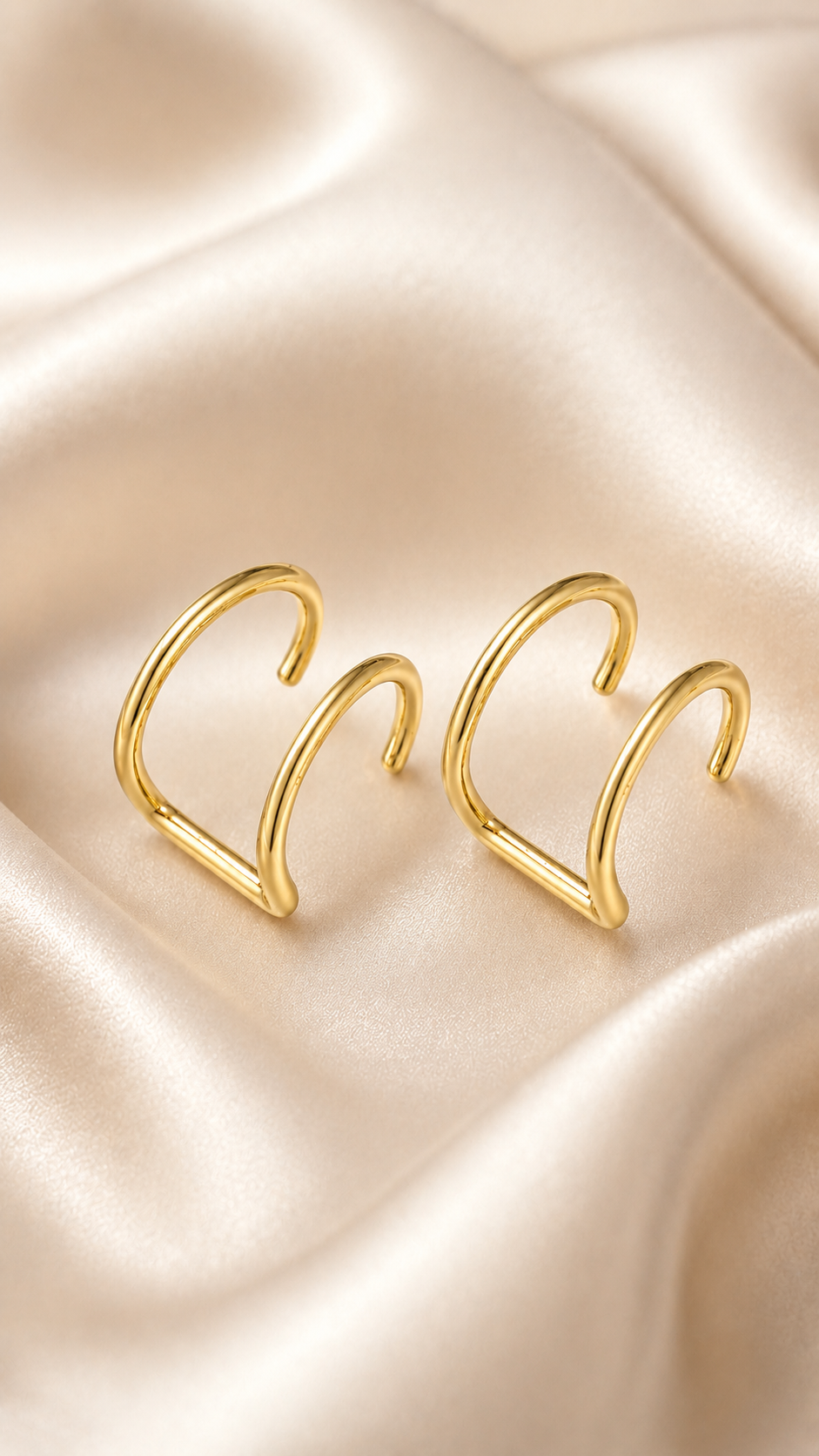 Double  Gold Ear Cuff