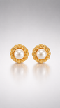 Pearl Wreath Stud Earrings