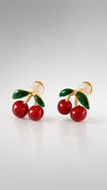 Cherry Stud Earrings