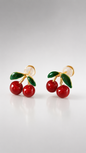 Cherry Stud Earrings