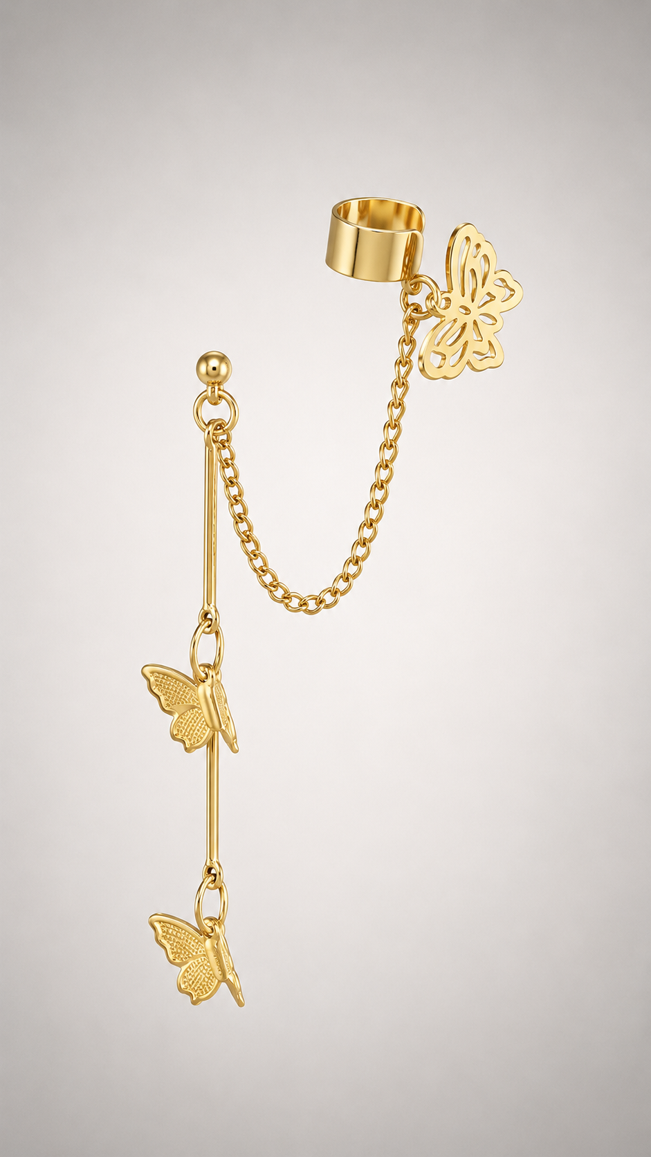 Butterfly Chain Ear Cuff